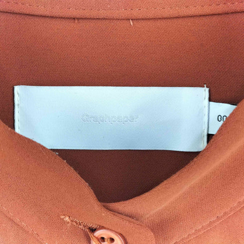 グラフペーパー Graphpaper 22AW Satin Band Collar Dress サテンバンドカラードレス レディース 00