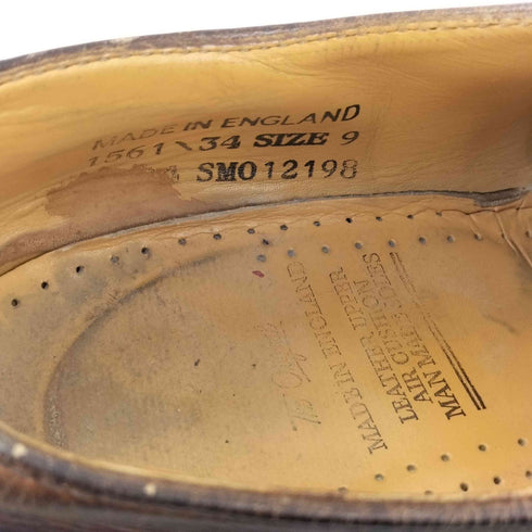 ドクターマーチン Dr.Martens イングランド製 4ホール 革靴 メンズ UK:9