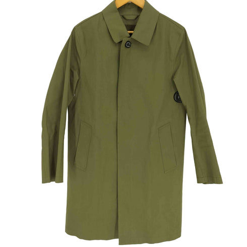 マッキントッシュ Mackintosh スコットランド製 比翼 ゴム引き ステンカラーコート チンストラップ メンズ 36