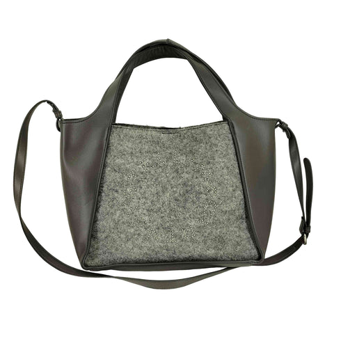 ステラマッカートニー STELLA McCARTNEY スタッズ ロゴ 2way エコフェルト ショルダーバッグ レディース