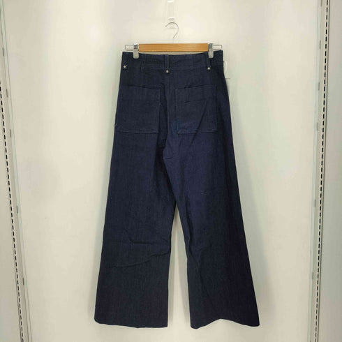 ザラ ZARA WIDE-LEG ハイライズデニムパンツ レディース EUR:38