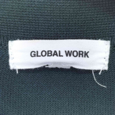 グローバルワーク GLOBAL WORK アンチピリングハイゲージニットポロ メンズ JPN:M