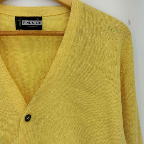 80s USA製 紙タグ アクリル カーディガン メンズ import:M