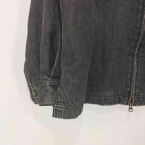 チャップスラルフローレン CHAPS RALPH LAUREN ダブルジップ ブラックデニム スウィングトップ メンズ import:M