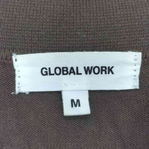 グローバルワーク GLOBAL WORK メルティライトニットポロ メンズ JPN:M