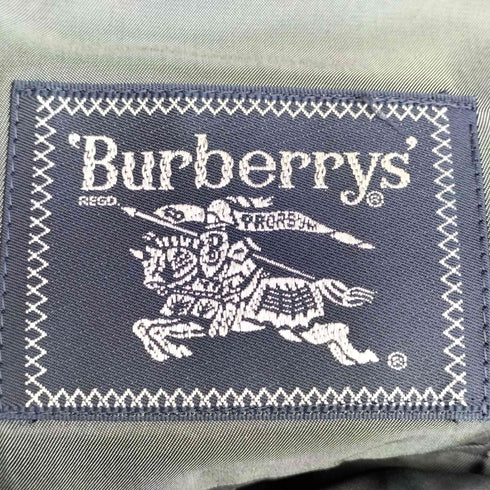バーバリーズ BURBERRYS 70-80s 紺タグ ガンクラブチェック 千鳥格子 ラムウール 2B テーラードジャケット メンズ