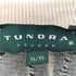 ツンドラ tundra 90s カナダ製 マルチストライプ Vネック 3D ニット メンズ import:XL