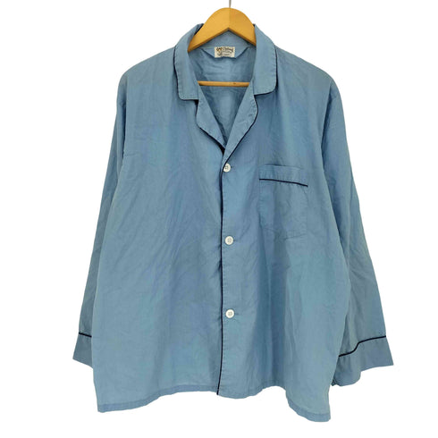 Diplomat 60s コットンポリ パジャマシャツ メンズ import:XL