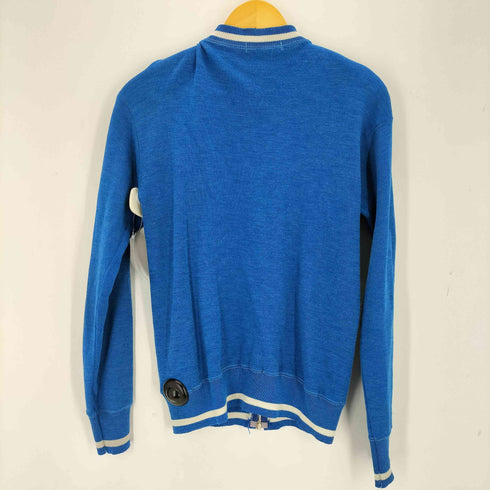 LAMPOジッパー 刺繍ジップアップブルゾン メンズ