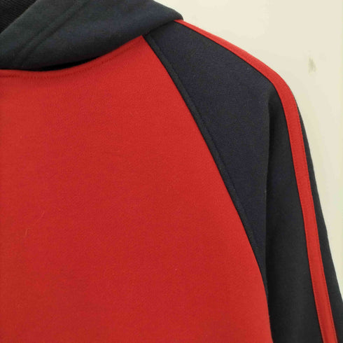 ユニクロ UNIQLO OLD ダブルストライプ ツートン プルオーバ-フーディー メンズ JPN:S