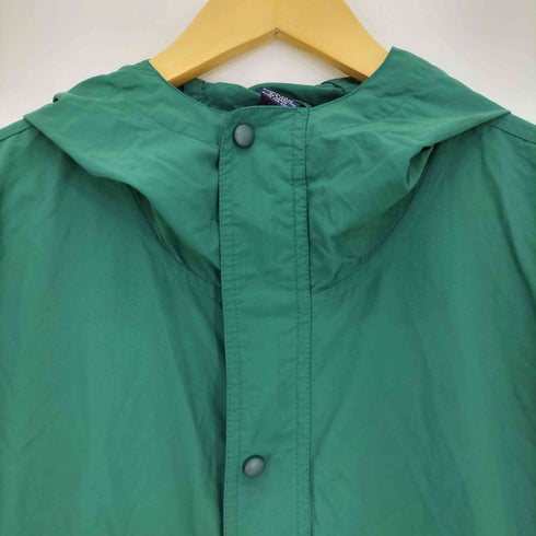 ランズエンド LANDS END 90-00s 比翼ジップ ゲームポケット フーデットナイロンジャケット 裾ドローコード メンズ import:L