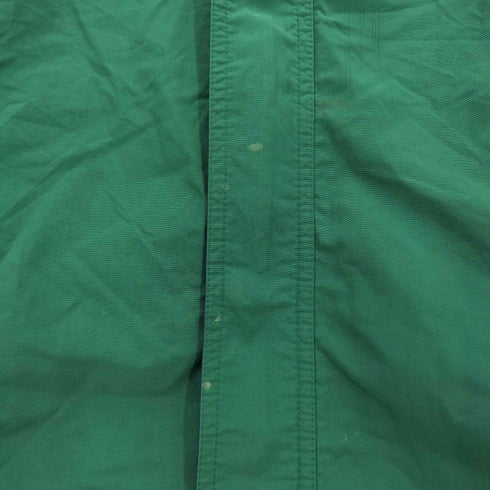 ランズエンド LANDS END 90-00s 比翼ジップ ゲームポケット フーデットナイロンジャケット 裾ドローコード メンズ import:L