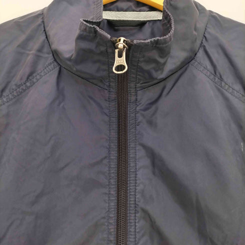 ナイキ NIKE 00s 黒タグ 裾スウォッシュ ツートン ジップアップ ナイロン ジャケット メンズ import:L