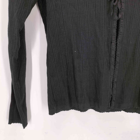 ランバン LANVIN ライカ期 シルク100% ニットカーディガン レディース 38