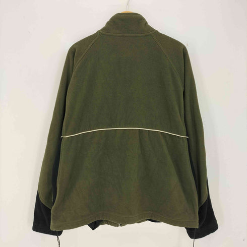 WOODLAKE 90-00s 裾ドローコード ジップアップ フリース ジャケット メンズ import:XL