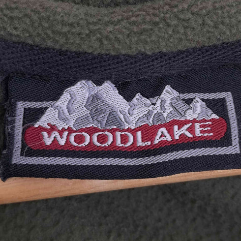 WOODLAKE 90-00s 裾ドローコード ジップアップ フリース ジャケット メンズ import:XL