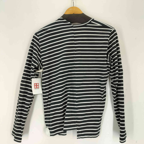 ジュンヤワタナベコムデギャルソン JUNYA WATANABE COMME des GARCONS アシメデザインボーダークルーネックカーディガン メンズ JPN:M