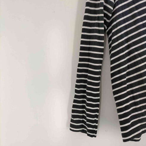 ジュンヤワタナベコムデギャルソン JUNYA WATANABE COMME des GARCONS アシメデザインボーダークルーネックカーディガン メンズ JPN:M