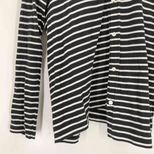 ジュンヤワタナベコムデギャルソン JUNYA WATANABE COMME des GARCONS アシメデザインボーダークルーネックカーディガン メンズ JPN:M