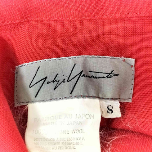 ヨウジヤマモト Yohji Yamamoto ウールシャツワンピース レディース S