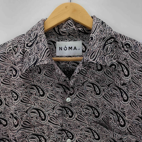 ノーマティーディー NOMA t.d. ペイズリー柄 長袖オープンカラーシャツ メンズ 3
