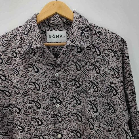 ノーマティーディー NOMA t.d. ペイズリー柄 長袖オープンカラーシャツ メンズ 3