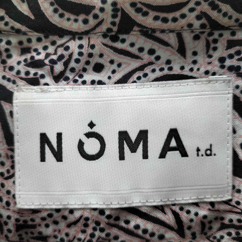 ノーマティーディー NOMA t.d. ペイズリー柄 長袖オープンカラーシャツ メンズ 3