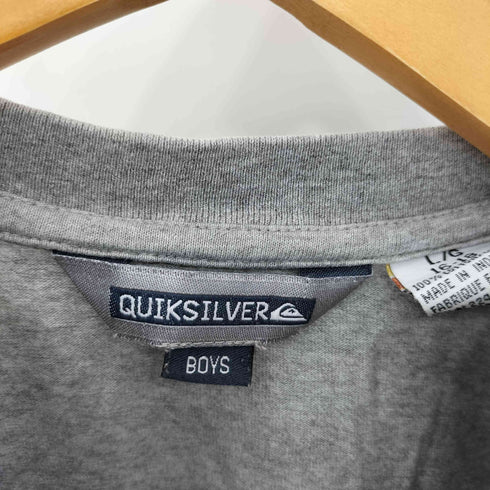 クイックシルバー Quiksilver 刺繍ロゴ クルーネックTシャツ レディース BOYS L