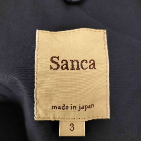 サンカ Sanca コットンシングルテーラードジャケット メンズ 3