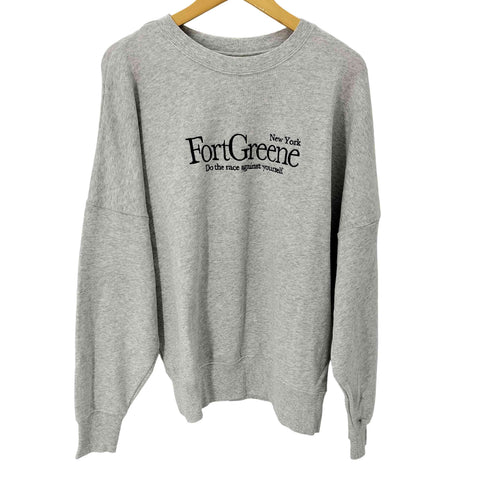 アングリッド Ungrid 刺繍ロゴルーズスウェット レディース FREE
