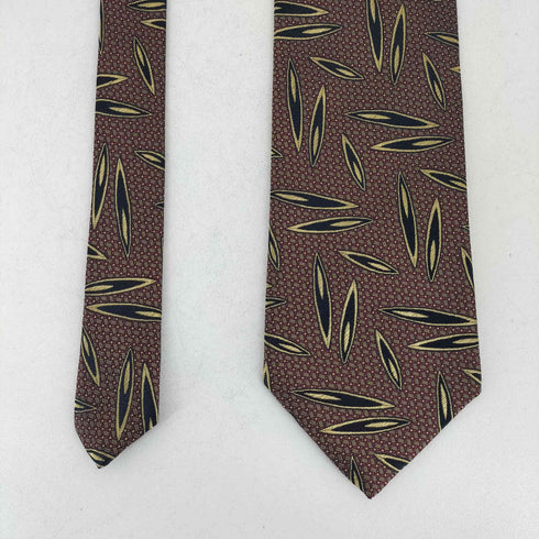 ランバン パリ LANVIN PARIS フランス製 総柄シルクネクタイ メンズ