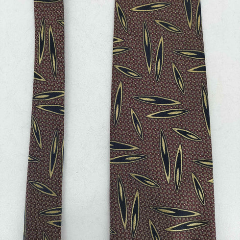 ランバン パリ LANVIN PARIS フランス製 総柄シルクネクタイ メンズ