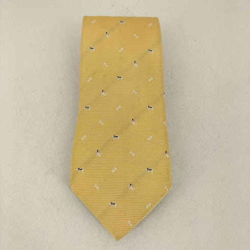 チャップス CHAPS 犬刺繍 シルクネクタイ メンズ