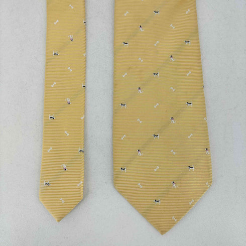 チャップス CHAPS 犬刺繍 シルクネクタイ メンズ