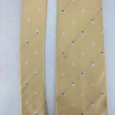 チャップス CHAPS 犬刺繍 シルクネクタイ メンズ