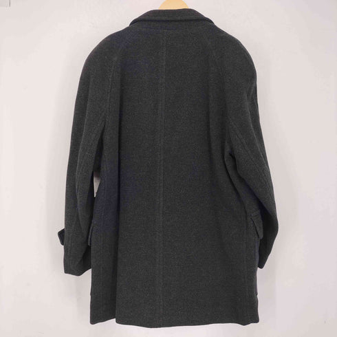 ドモン DOMON ダブルブレスト ウールコート メンズ L