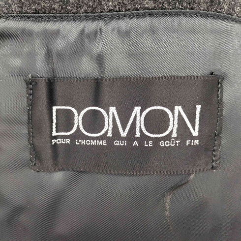 ドモン DOMON ダブルブレスト ウールコート メンズ L