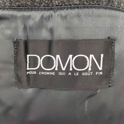 ドモン DOMON ダブルブレスト ウールコート メンズ L