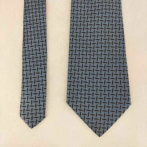 s.t.dupont 総柄シルクネクタイ メンズ