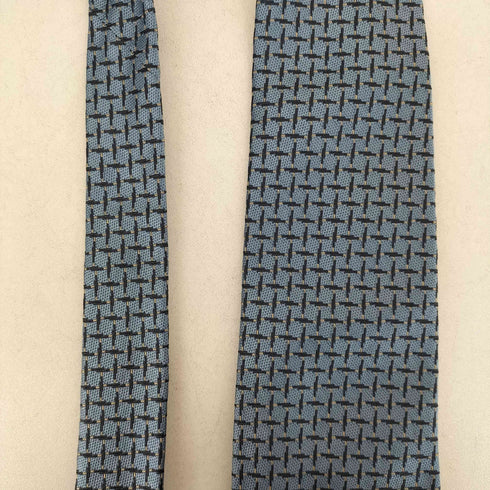 s.t.dupont 総柄シルクネクタイ メンズ