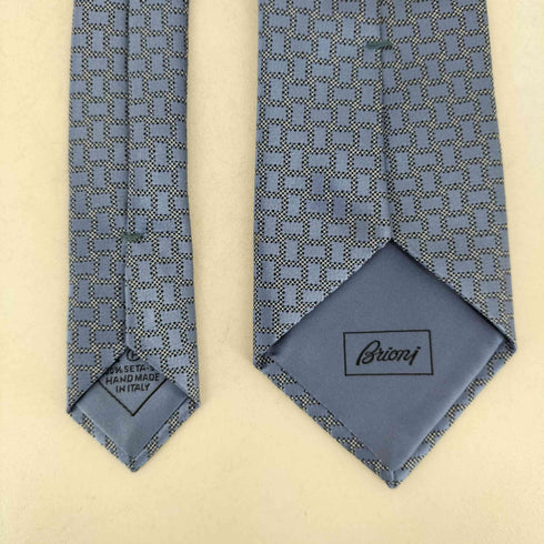 ブリオーニ BRIONI イタリア製 総柄シルクネクタイ メンズ