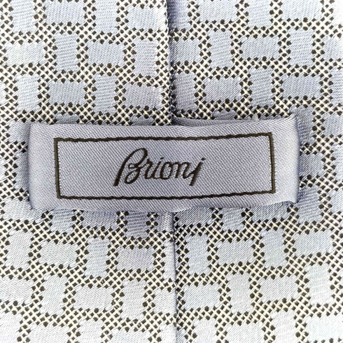 ブリオーニ BRIONI イタリア製 総柄シルクネクタイ メンズ