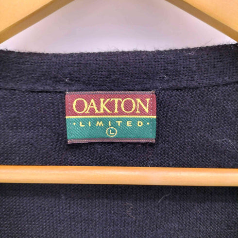 オークトン OAKTON 80S アクリル ニット カーディガン メンズ import:L