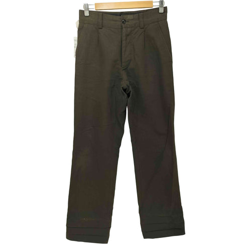 マーガレットハウエル MARGARET HOWELL 日本製 BRUSHED COTTON LINEN TROUSERS ブラッシュド コットンリネン トラウザーズ メンズ JPN:S