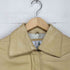 BRILLIANT AS Sheep leather シープ レザー 比翼 ステンカラー コート レディース JPN:9号