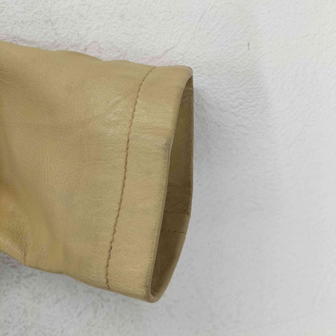 BRILLIANT AS Sheep leather シープ レザー 比翼 ステンカラー コート レディース JPN:9号