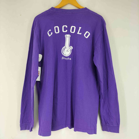 ココロブランド COCOLO BLAND 両面プリント L/S Tシャツ メンズ JPN:XL