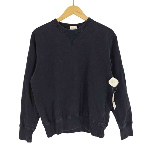 CAL-SOL USA製 クルーネック プルオーバー スウェット 前Vガゼット メンズ import:M