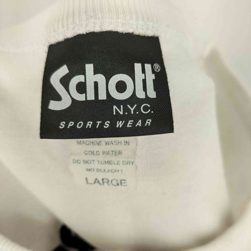 ショット Schott バック刺繍 S/S Tシャツ メンズ JPN:L