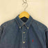 ラルフローレン RALPH LAUREN BLAIRE ポニー刺繍 L/S デニム シャツ メンズ import:S